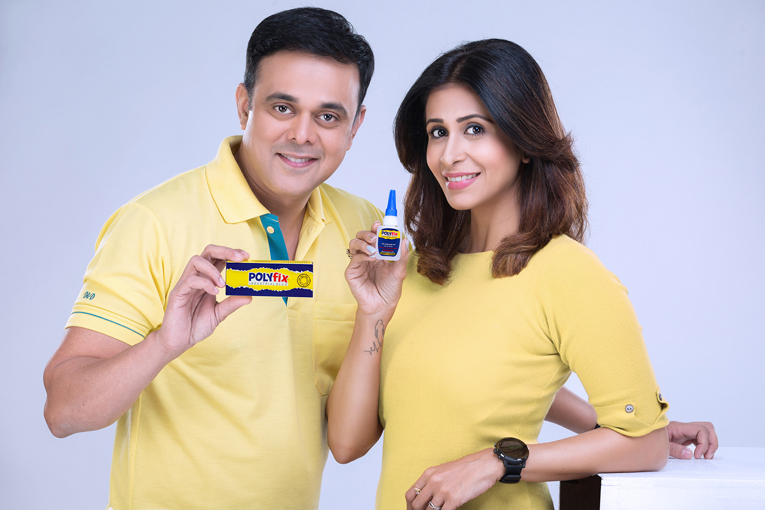 Sumeet Raghwan and  Kishwer Merchant Polifix